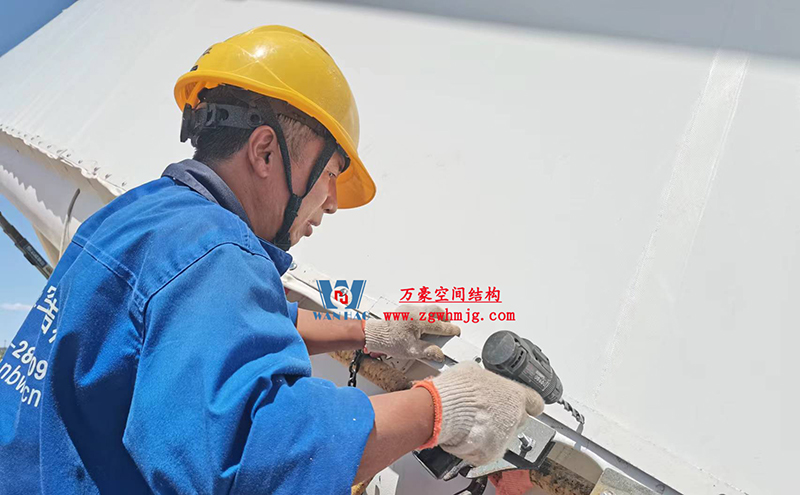 陜西定邊馬蓮灘沙漠公園鋼膜結構工程“奮力快跑”,工程“進度條”刷新了! 陜西定邊馬蓮灘沙漠公園鋼膜結構工程“奮力快跑”,工程“進度條”刷新了!