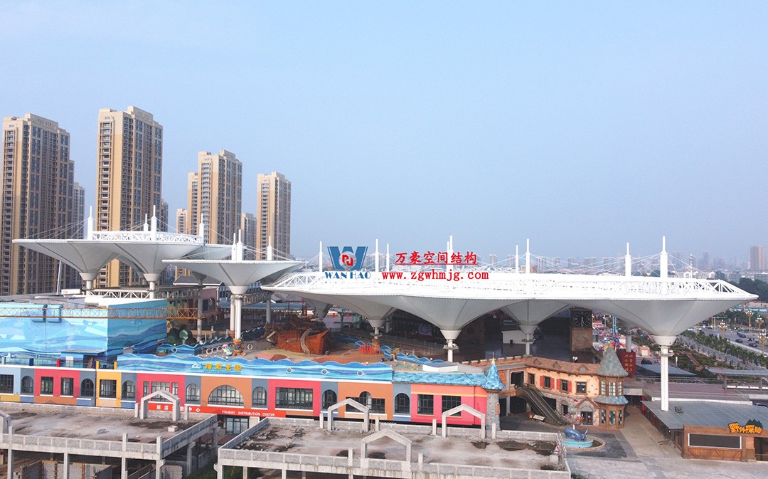 有骨骼、有皮膚的PTFE膜結構建筑