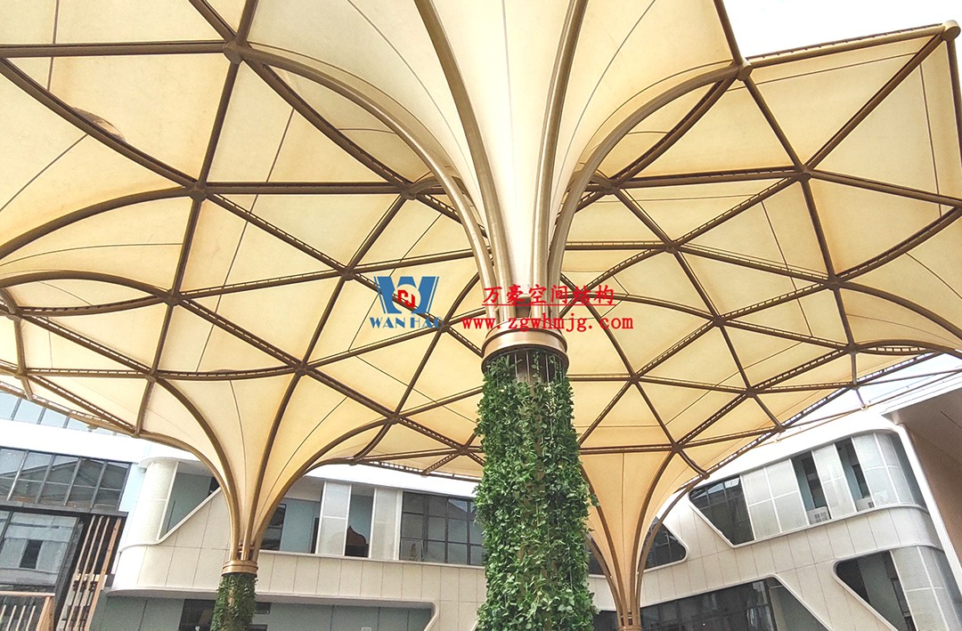 有骨骼、有皮膚的PTFE膜結構建筑