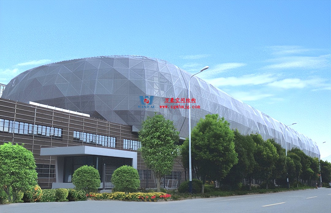 有骨骼、有皮膚的PTFE膜結構建筑