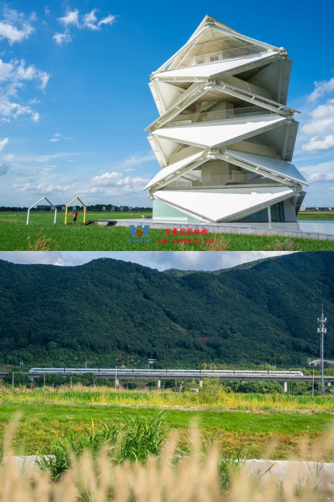 創意與藝術美感兼具的鋼膜結構建筑