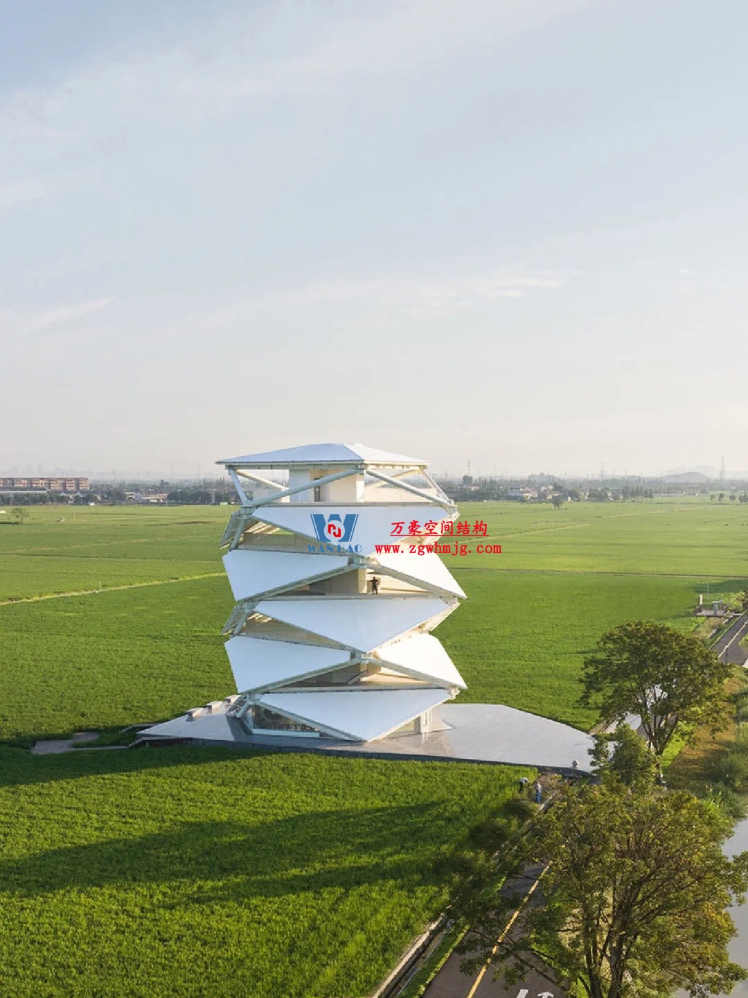 創意與藝術美感兼具的鋼膜結構建筑