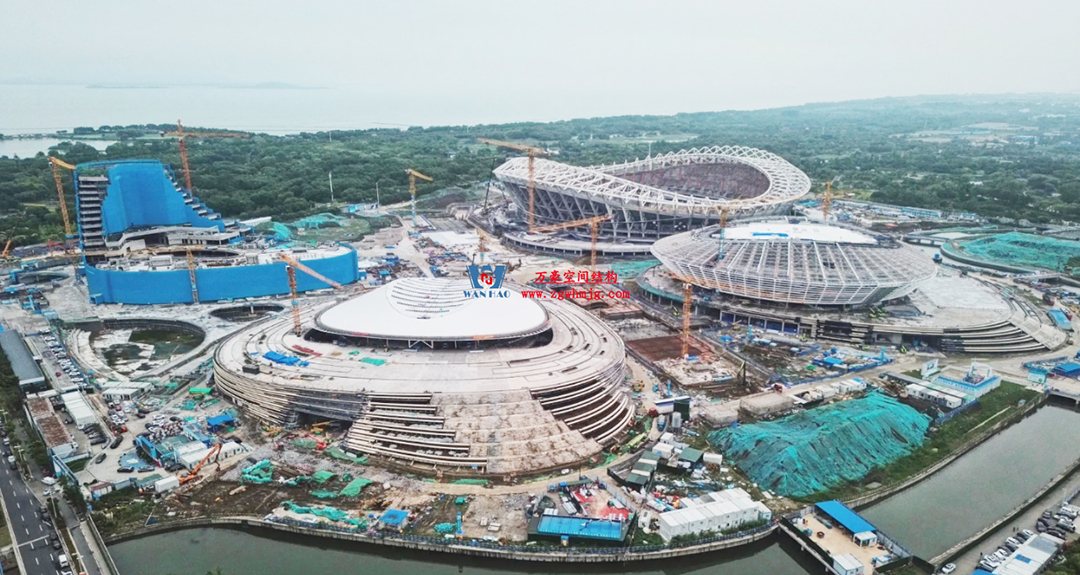 緊跟“蘇超熱浪”，火熱施工中，一只白鷺即將振翅高飛！