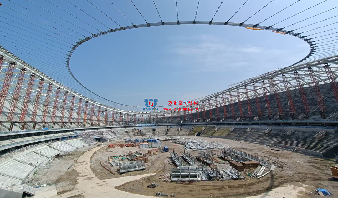 緊跟“蘇超熱浪”，火熱施工中，一只白鷺即將振翅高飛！