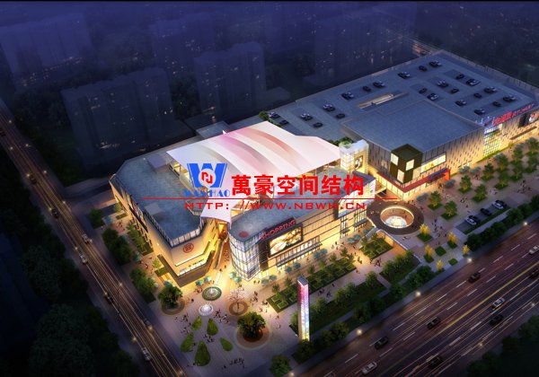 廣西購物中心膜結構展示