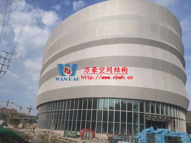 紹興國際會展中心一期B區會議中心 PTFE外立面網格膜工程竣工