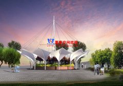 景觀張拉膜結構廠家教你如何保養與維護膜結構景觀建筑