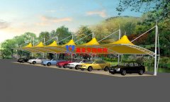 膜結構車棚支撐柱原料該如何選擇，有哪些事項需要注意？