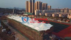 張拉膜結構看臺的膜材如何選擇？張拉膜結構看臺怎么維護保養？